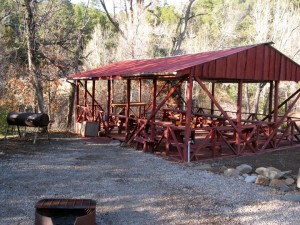 BBQ Pavilion overlooking Rio Bonito